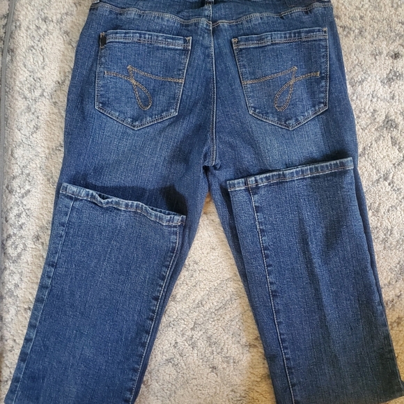 JAG Mid Rise Boot Leg Medium Wash 8 - Picture 3 of 4